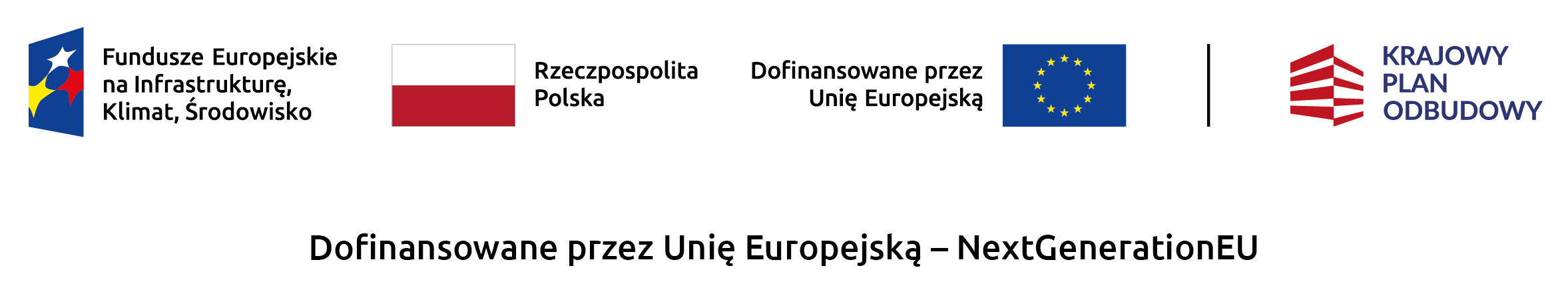 logo programu NextGenerationEU - napis 